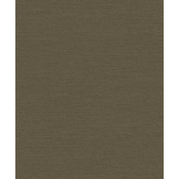 Unbranded Boutique Collection Brown Horizontal Weave Effect Non-Pasted Paper on Non-Woven Wallpaper Sample