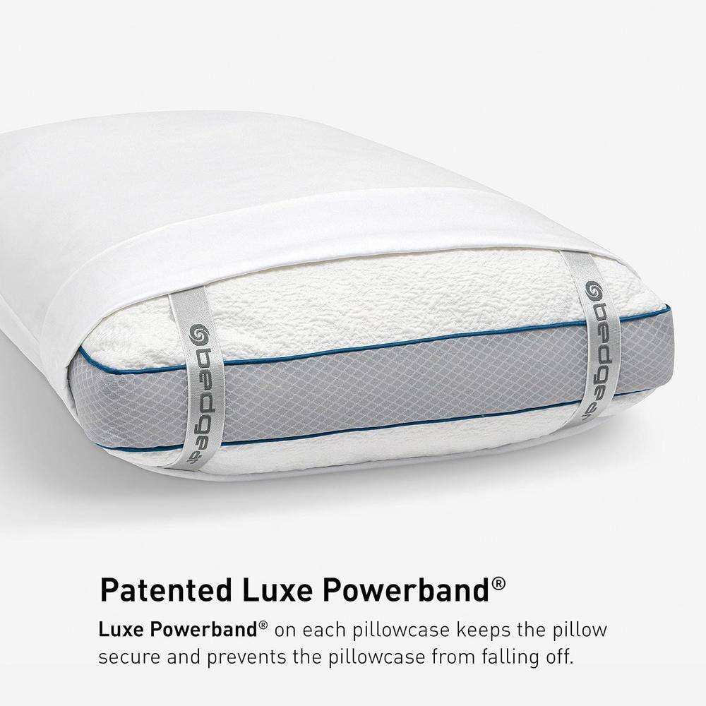 California King Bright White Cotton Bamboo Sheet Set