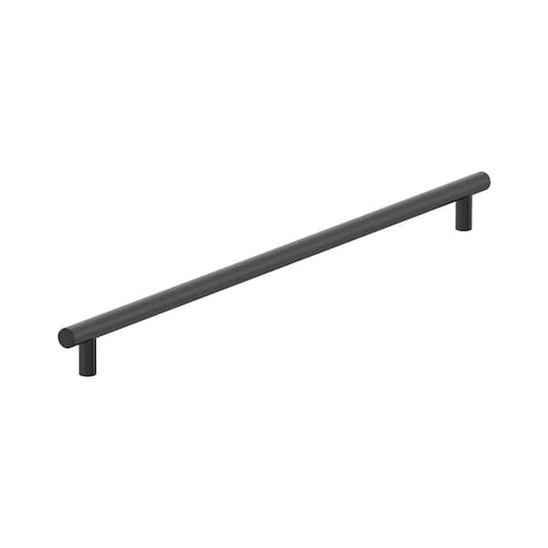 Bar Pulls 24 in. (610mm) Center-to-Center Matte Black Bar Appliance Cabinet Pull