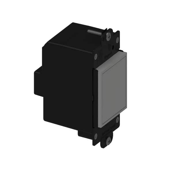 Legrand adorne 15 Amp 125-Volt Tamper Resistant 2-Gang Pop-Out Triplex Outlet Kit, Magnesium