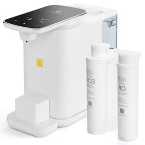 6l Countertop Reverse Osmosis Water Filter, Instant Hot Water Dispenser with 5-Stage Purification, 3:1 Low Drain Ratio