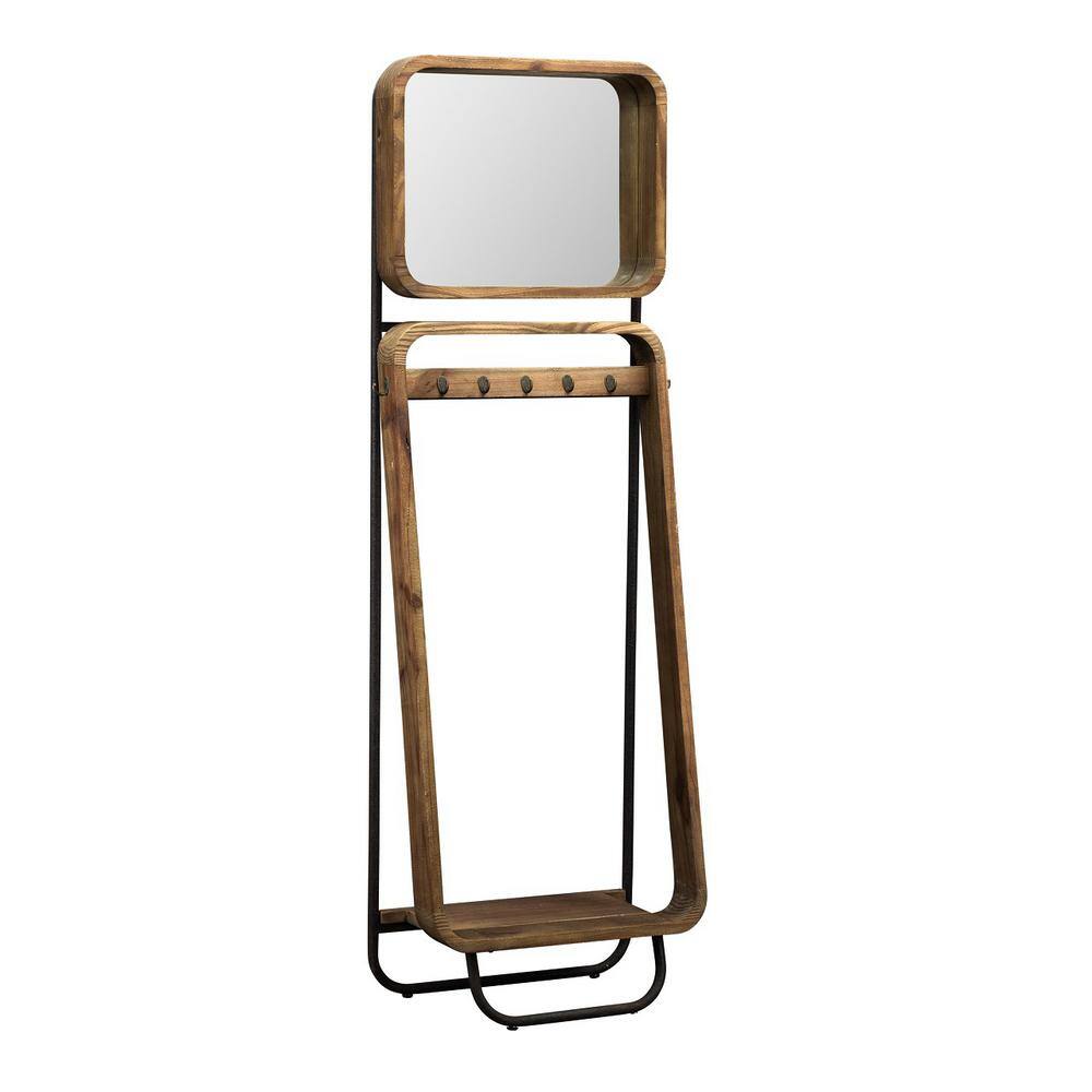 Boraam Arya Hall Tree Natural Finish 19014 The Home Depot