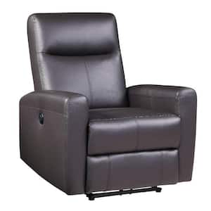 Blane Brown Top Grain Leather Match Leather Recliner