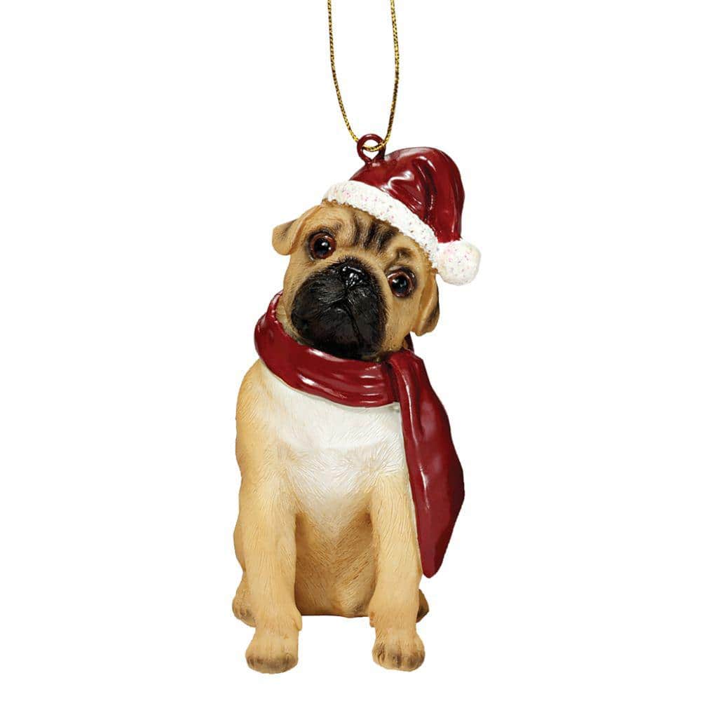 Details about  / Design Toscano Bulldog Holiday Dog Ornament Sculpture