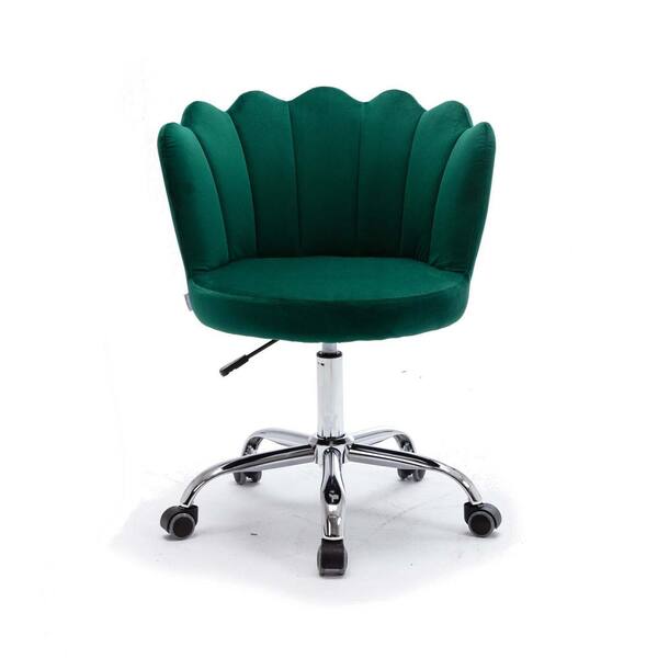 Green fabric best sale office chair