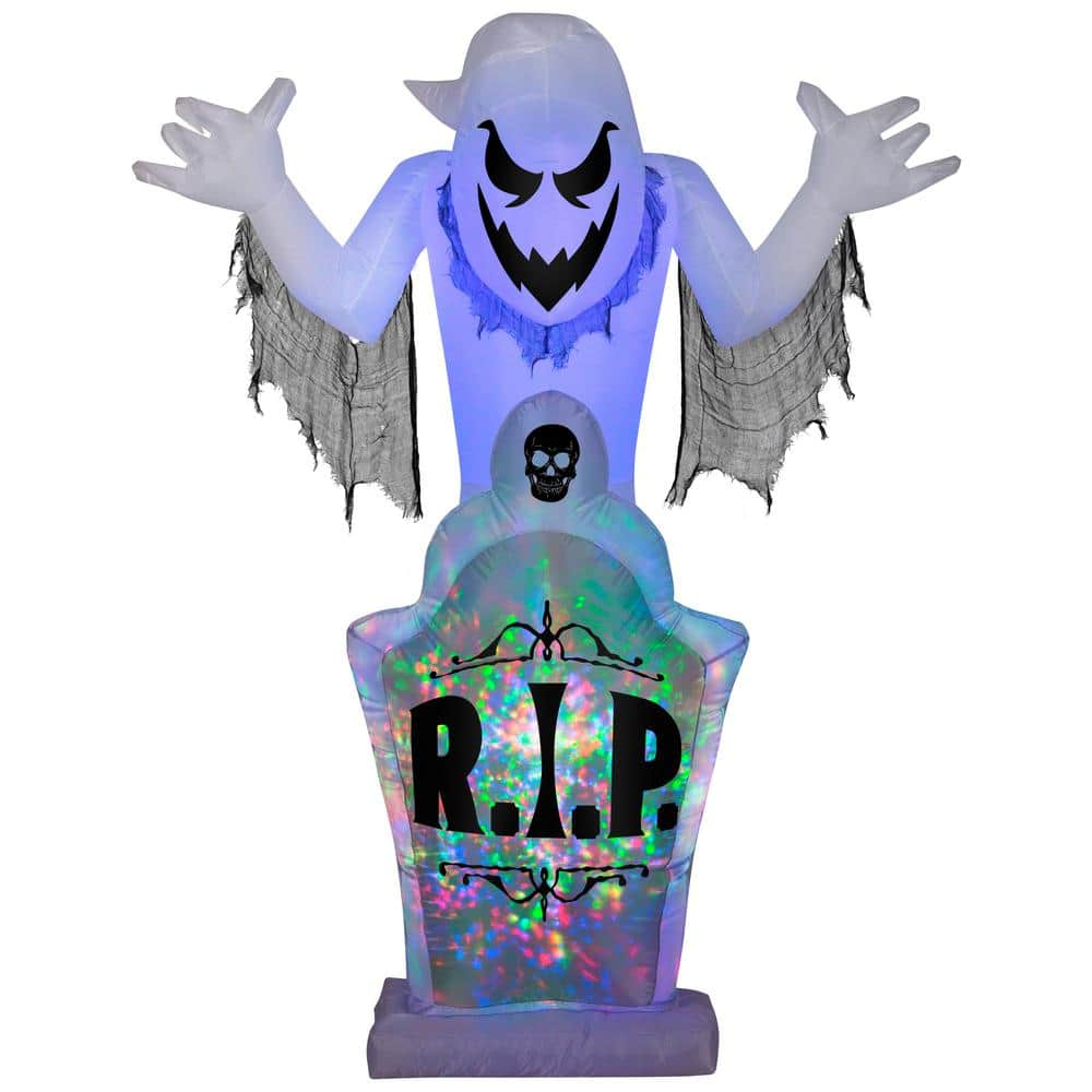 Gemmy 83.86 in. Tall Halloween Projection InflatableKaleidoscopeGhost