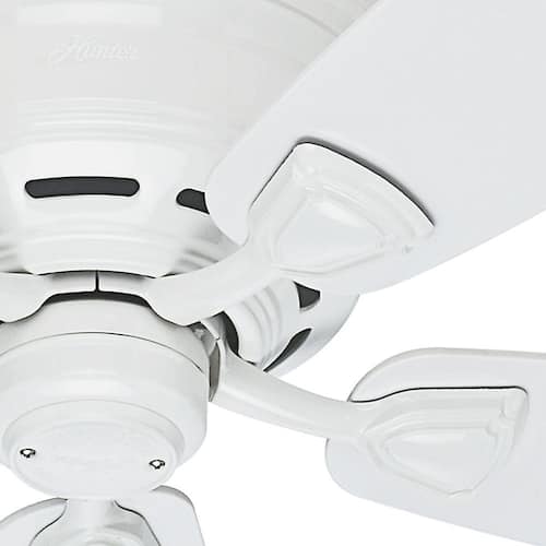 Sea Wind 48 in. White Outdoor Ceiling Fan For Patios or Bedrooms Lighting