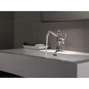 Cassidy Single Hole Single-Handle Open Channel Spout Bathroom Faucet with Metal Drain Assembly in Chrome