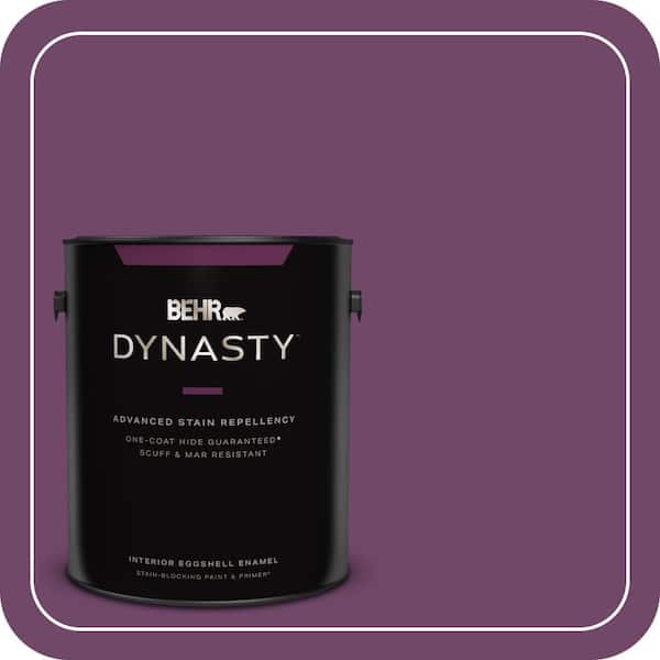 BEHR DYNASTY 1 gal. #S-G-680 Raspberry Mousse Eggshell Enamel Interior Stain-Blocking Paint & Primer