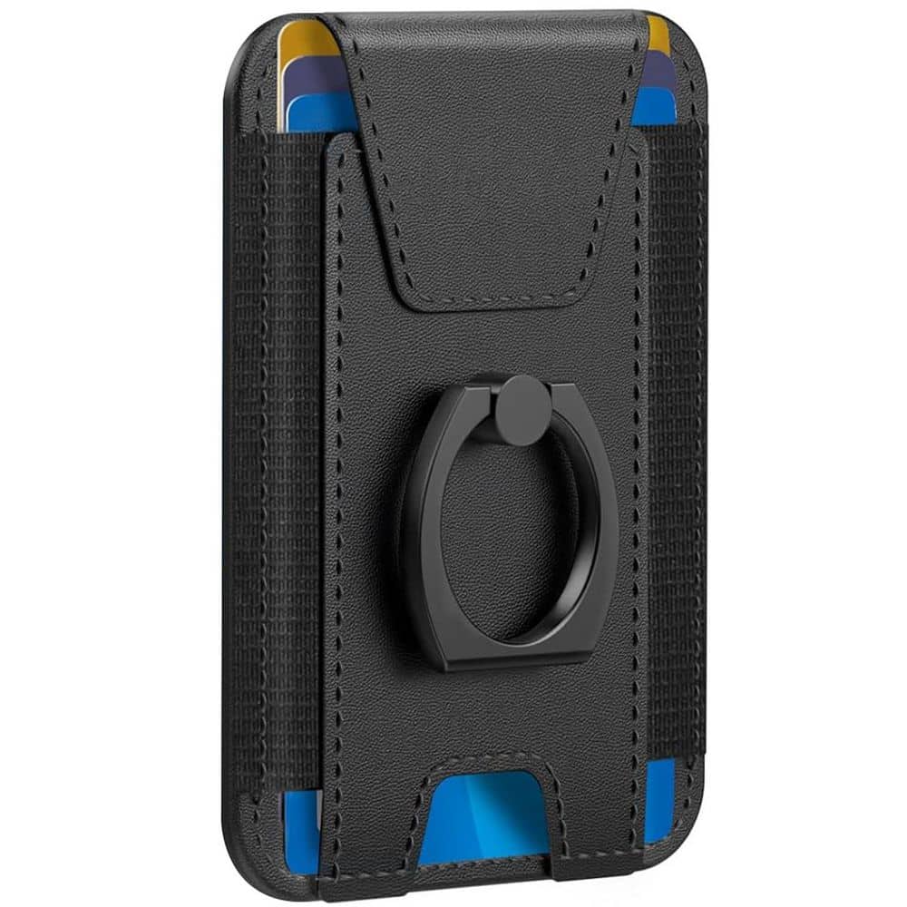 OBJLGEV Magsafe-Compatible Magnetic Wallet with Grip, 6-Card
