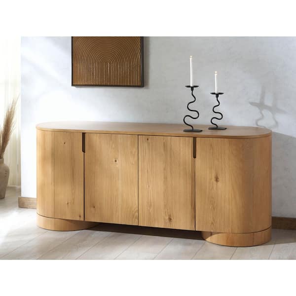 Jesbelina Natural 29.5 in. H Accent Cabinet