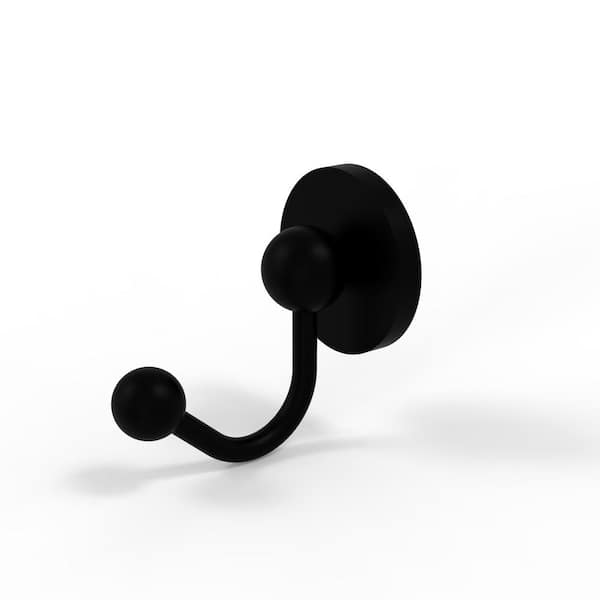 Prestige Skyline Collection J-Hook Robe/Towel Hook in Matte Black