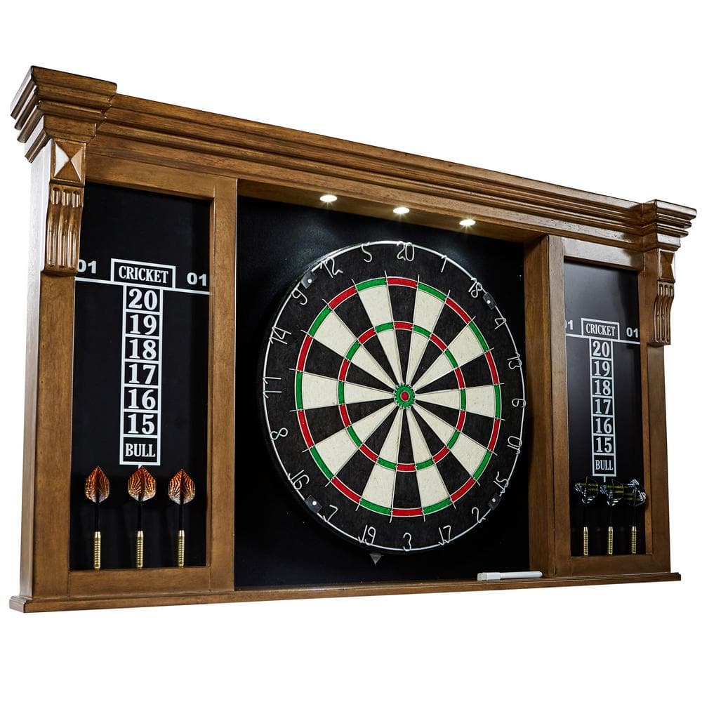 Viper League Pro Sisal 17.75 in. Dartboard with Darts and Accessories  42-6011 - The Home Depot