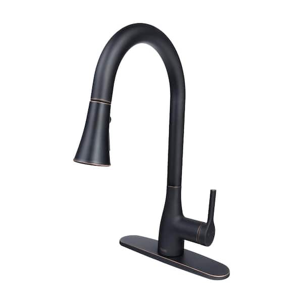 Classic Series Single-Handle Standard Kitchen Faucet in Oil Rubbed Bronze Classic Series Single-Handle Standard Kitchen Faucet in Oil Rubbed Bronze