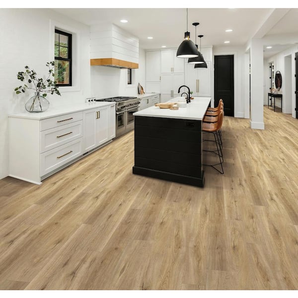 SelectStep Chestnut 22 MIL x 7 in. W x 48 in. L Waterproof Click Lock Luxury Vinyl Plank Flooring 23.83 sq. ft.