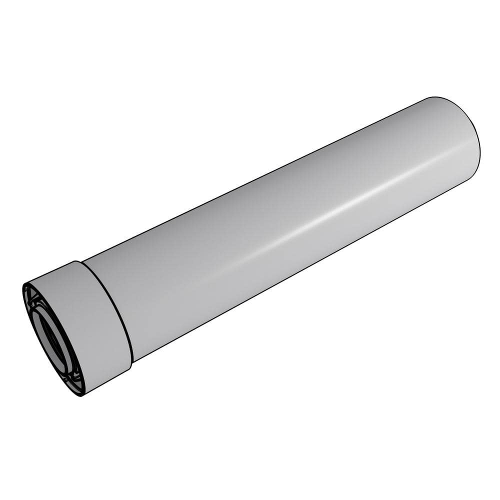 Rinnai 2 in. / 4 in. x 19.5 in. Plastic Condensing Vent Pipe Extension Kit  229309NPP - The Home Depot