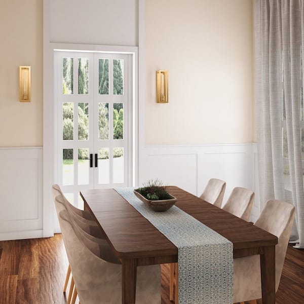 Adelman 4.5 in. 1-Light Contemporary Gold Wall Sconce