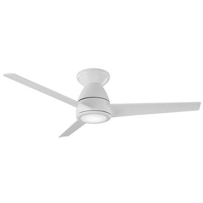 Conversion Kit Included Flush Mount Ceiling Fans With Lights The Home Depot Flush Mount Ceiling Fans With Lights, Can I Convert Downrod Ceiling Fan To Flush Mount