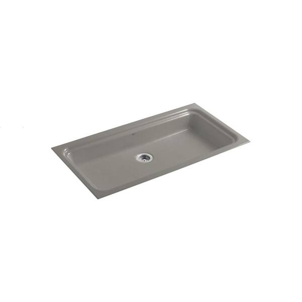 KOHLER Oceanview 48 in. x 25 in. Cast Iron Utility Sink-DISCONTINUED