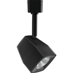 Black Integrated LED Linear Track Step Head Light Fixture