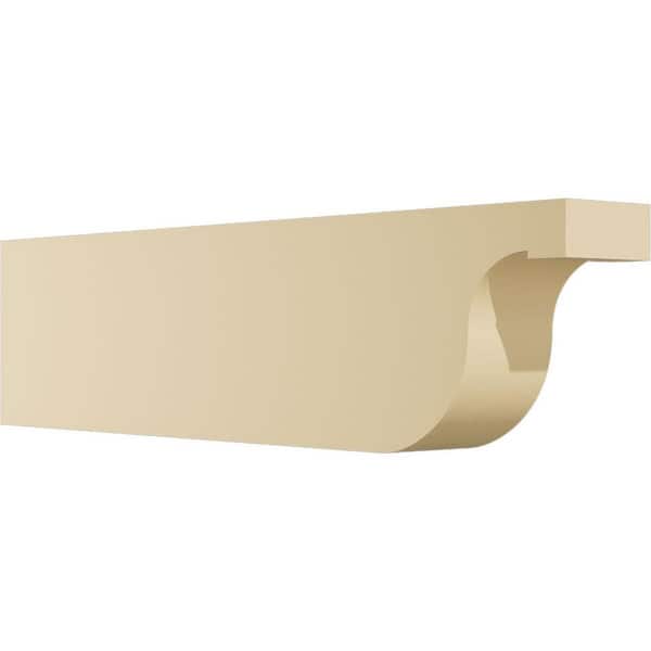 Ekena Millwork Standard Del Monte 3 in. W x 6 in. H x 24 in. D Signature Urethane Rafter Tail Outlooker
