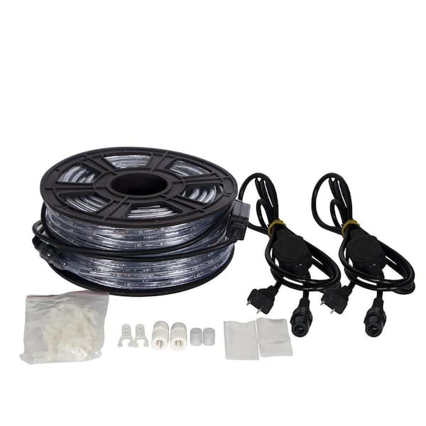 walsport Outdoor 100 ft. 110-Volt Plug-In Multi-Color Color