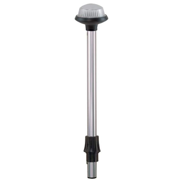 Perko Coastal-Series Reduced Glare White All-Round Navigation Pole Light - 30 in. Height