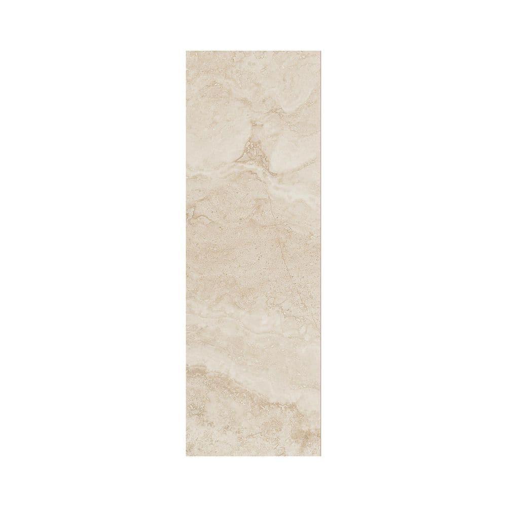 American Roma Almond 4 in. x 12 in. Matte Cross-Cut Travertine Look Porcelain Floor and Wall Tile Sample price history on PriceWatchPro