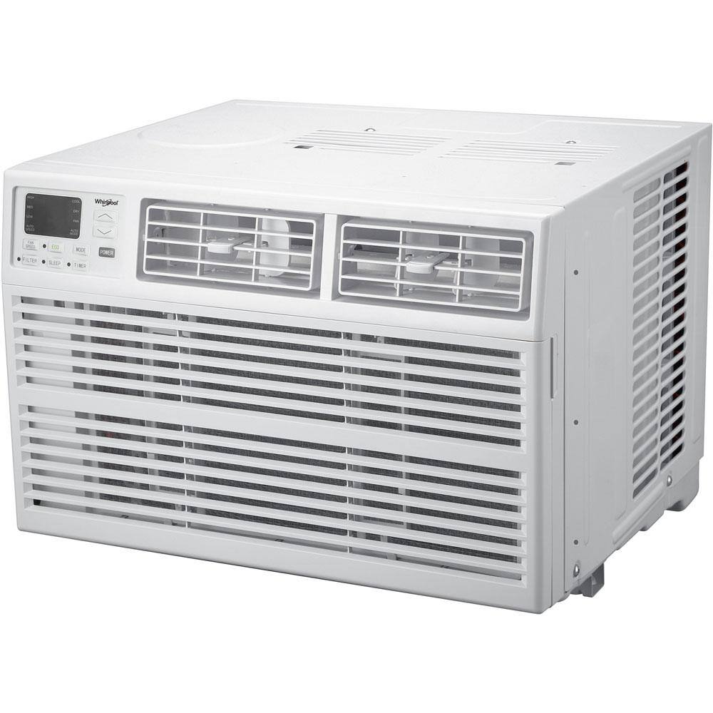 White 24,000 BTU Window-Mounted Air Conditioner with Remote