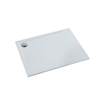 Cres 54 in. L x 36 in. W Tub Shower Pan Base with Corner Drain
