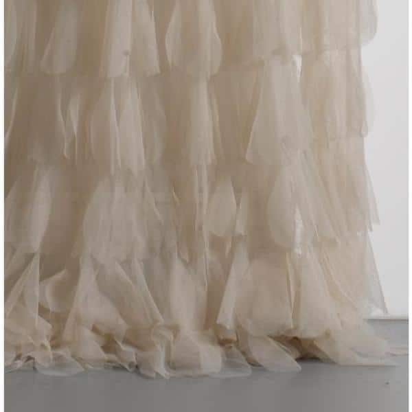 108 Inch Ivory Premium Tulle Fabric