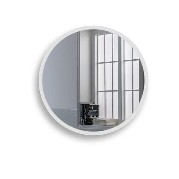 KINWELL 24 in. W x 24 in. H Medium Round Frameless LED Lighted Wall ...