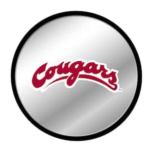 17 in. Washington State Cougars Modern Disc Mirrored Decorative Sign