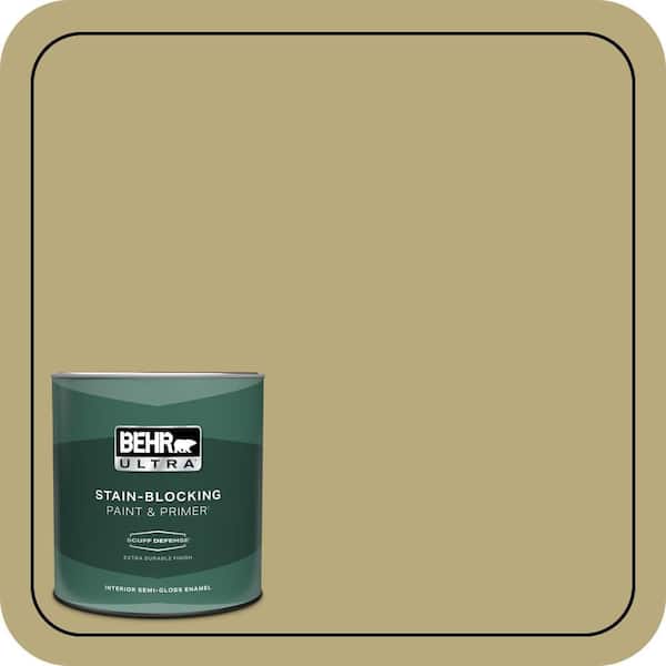 BEHR ULTRA 1 qt. #M330-5 Fresh Brew Extra Durable Semi-Gloss Enamel Interior Paint & Primer