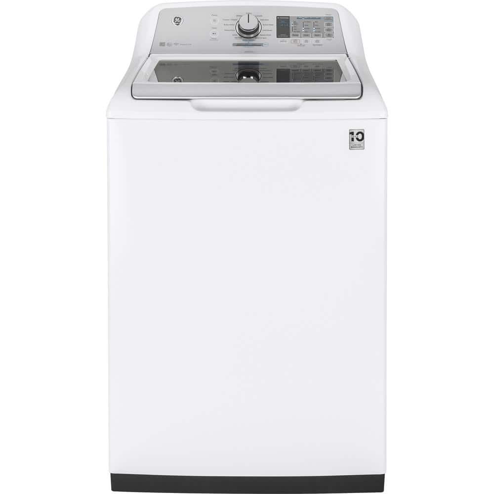 GE 5.0 cu. ft. Smart High-Efficiency White Top Load Washing GE 5.0 cu. ft. Smart High-Efficiency White Top Load Washing