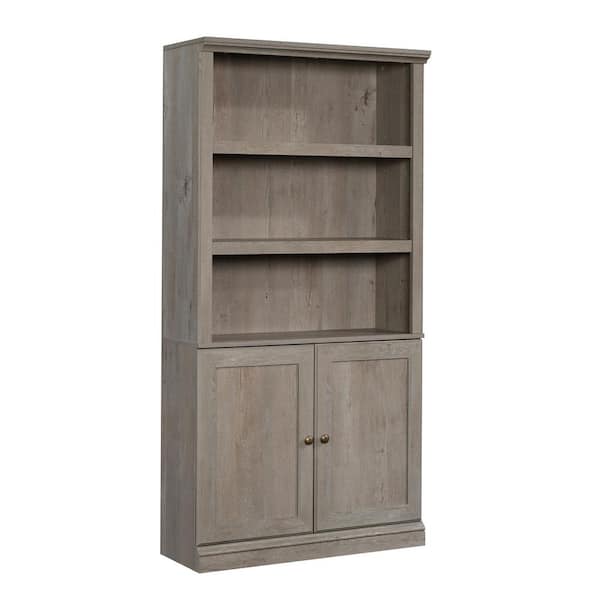 SAUDER Mystic Oak 5-Shelf Bookcase with Doors 426418 - The Home Depot