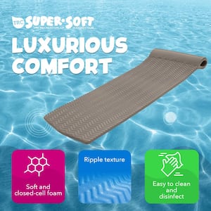 Serenity Bronze Thick Foam Mat Raft Lounger Pool Float