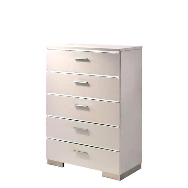 Malte White Chest