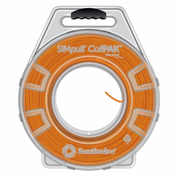 1000 ft. Orange 12/1 SOL CU CoilPAK SIMpull THHN Wire