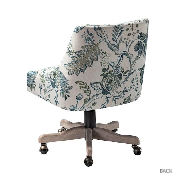 teal paisley chair