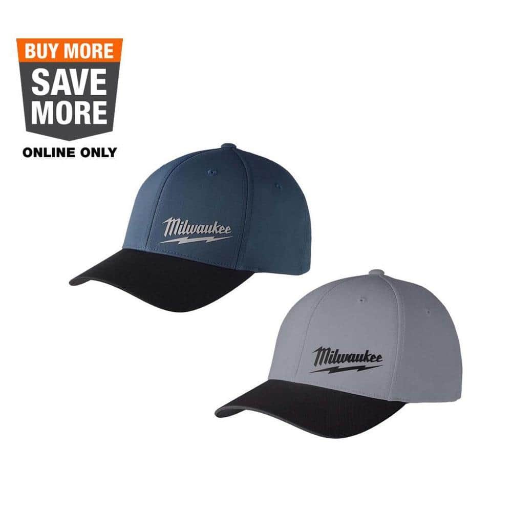 Milwaukee Tools Workskin Performance Fitted Hat S/M, Blue 507BL-SM