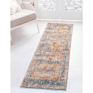 Rosso Gondola Blue 2 ft. 7 in. x 10 ft. Area Rug