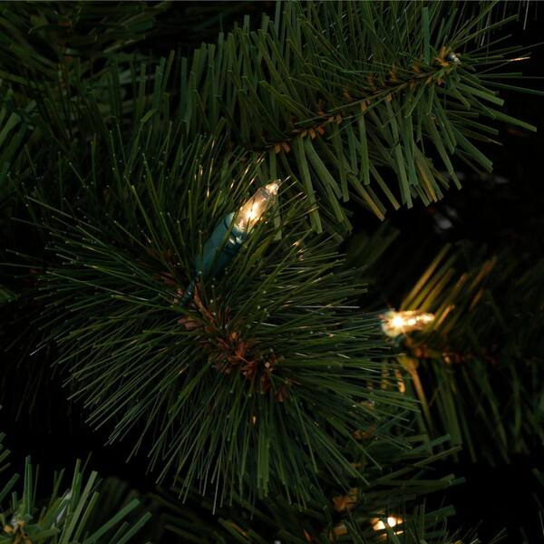 Home Accents Holiday - 12 ft. Noble Fir Quick-Set Artificial Christmas Tree with 1450 Clear Lights