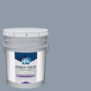 Color Seal 5 gal. PPG1040-5 Lost At Sea Satin Interior/Exterior Concrete Stain