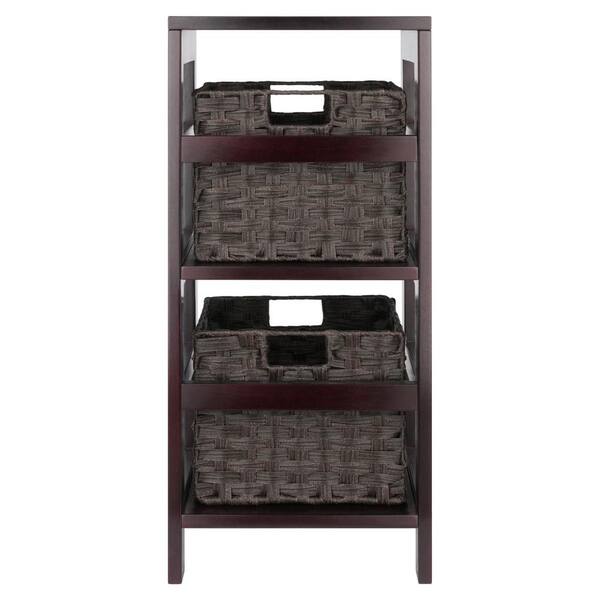 Contemporary Leo Style 4 Tier Shoe Rack Cabinet Shelf Organiser Elegant Grey 