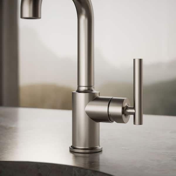 KOHLER Purist Single-Handle Standard Kitchen Faucet with Secondary