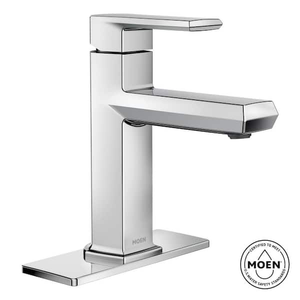 MOEN Neese 4 in. Centerset Single Handle Bathroom Faucet in Chrome