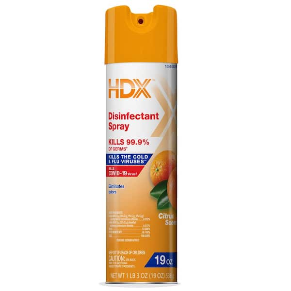 HDX 19 oz. All Purpose Cleaner and Disinfectant Spray, Citrus
