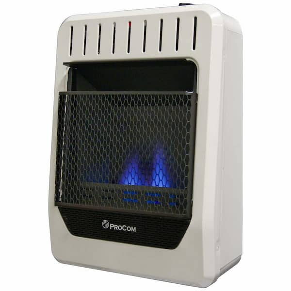 ProCom Heating 10,000 BTU Vent Free Blue Flame Propane Gas Space Heater