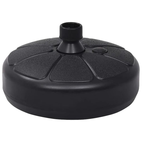 Cubilan 4 Gal/40 lb. Plastic Patio Umbrella Base 14 in. Black